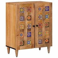 vidaXL Kabalas 60 x 33 x 75 cm Kietas mango medis Natūrali
