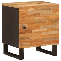 vidaXL Šalia lovos spintelė Ruda 40 x 33 x 46 cm Kietas mango medis