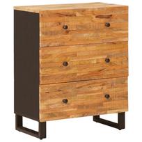 vidaXL Sandėliavimo komodas 60 x 33 x 75 cm Kietas mango medis Ruda