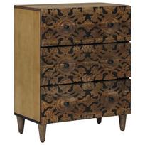 vidaXL Sandėliavimo komodas 60 x 33 x 75 cm Kietas mango medis Ruda