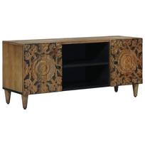 vidaXL Televizoriaus spintelė Ruda 105 x 33 x 46 cm Kietas mango medis