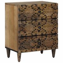 vidaXL Lovos spintelė Ruda 50 x 33 x 60 cm Kietas mango medis
