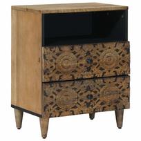 vidaXL Lovos spintelė Ruda 50 x 33 x 60 cm Kietas mango medis