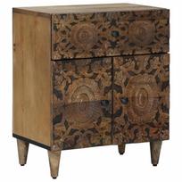 vidaXL Lovos spintelė Ruda 50 x 33 x 60 cm Kietas mango medis