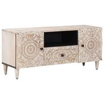 vidaXL Televizoriaus spintelė Balta 105 x 33,5 x 46 cm