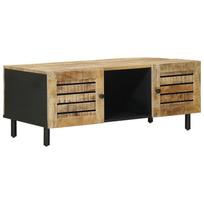 vidaXL Kavos staliukas Natūrali 100 x 54 x 40 cm Kietas mango medis