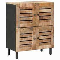 vidaXL Saugojimo spintos Natūrali 60 x 33 x 75 cm Kietas mango medis