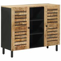 vidaXL Saugojimo spintos Natūrali 90 x 33 x 75 cm Kietas mango medis