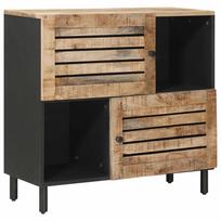 vidaXL Saugojimo spintos Ruda 80 x 33,5 x 75 cm Kietas mango medis