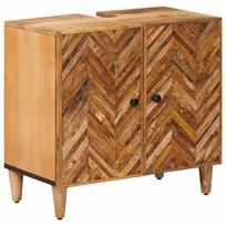vidaXL Praustuvo spintelė Ruda 62 x 33 x 58 cm Kietas mango medis