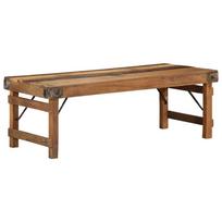 vidaXL Kavos staliukas Ruda 110 x 55 x 40 cm Kietas atkurtas medis
