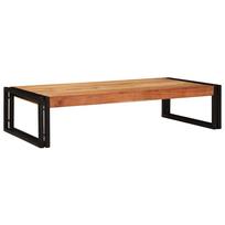 vidaXL Vonos lentyna Ruda 100 x 50 x 23 cm Kietos akacijos mediena