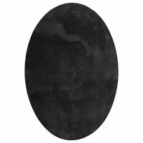 vidaXL Kilimas HUARTE Juoda 160 x 230 cm 100% poliesteris