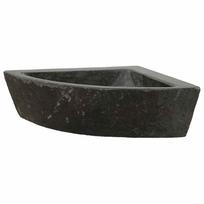 vidaXL Kriauklė Pilka (38-45) x (38-45) x 12 cm Upės Akmuo