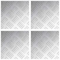 vidaXL Laiptų danga 4 vnt. 20 x 20 cm Sidabro Aliuminis Kvadrato