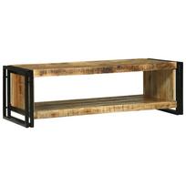 vidaXL Kavos staliukas Ruda 120 x 50 x 38 cm Kietas mango medis