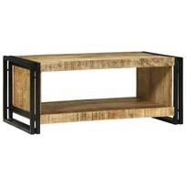 vidaXL Kavos staliukas Ruda 90 x 50 x 38 cm Kietas mango medis