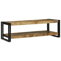 vidaXL Kavos staliukas Ruda 120 x 50 x 38 cm Kietas mango medis
