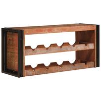 vidaXL Vyno stovas Ruda 100 x 45 x 33 cm Kieta atnaujinta mediena