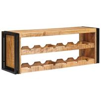 vidaXL Vyno stovas Ruda 100 x 45 x 33 cm Kietas Rupus Mangų Medis