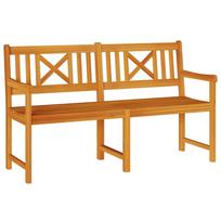 vidaXL Lauko suolas 150 x 56 x 90 cm Kietos akacijos mediena Natūrali