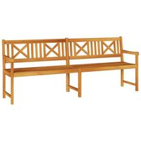 vidaXL Lauko suolas Natūrali 220 x 56 x 90 cm Kietos akacijos mediena