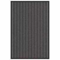 vidaXL Durų kilimėlis Juoda 60 x 90 cm Polipropilenas