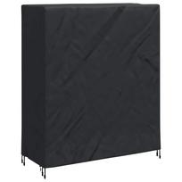 vidaXL Pingpongo stalo uždangalas 165 x 70 x 185 cm audinys Juoda