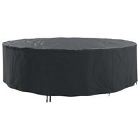 vidaXL Baldų uždangalas 320 x 320 x 71 cm 210D Oksfordo audinys Apvali