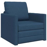vidaXL Sofa lova Mėlyna 74 x 77 x 81 cm audinys
