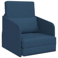 vidaXL Sofa lova Mėlyna 65 x 80 x 83 cm audinys