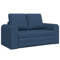 vidaXL Sofa lova Mėlyna 148 x 71 x 83 cm audinys