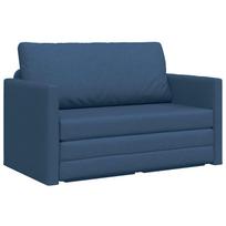 vidaXL Sofa lova Mėlyna 124 x 71 x 78 cm audinys