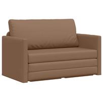 vidaXL Sofa lova Kapučino 124 x 71 x 78 cm Dirbtinė Oda