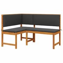 vidaXL Sodo Kėdė Ruda 140 x 100 x 91cm Akacijos medienos masyvas