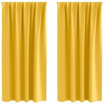 vidaXL Užuolaidos su žiedais, blokuojančios šviesą 2 vnt. 175 x 140 cm