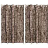 vidaXL Aksominio tipo užuolaidos 2 vnt. Kapučino 175 x 140 cm Aksomas