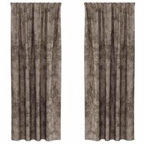 vidaXL Aksominio tipo užuolaidos 2 vnt. Kapučino 245 x 140 cm Aksomas