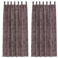 vidaXL Aksominio tipo užuolaidos 2 vnt. Ruda 260 x 140 cm Aksomas