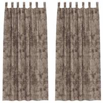 vidaXL Aksominio tipo užuolaidos 2 vnt. Kapučino 245 x 140 cm Aksomas