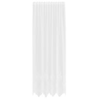 vidaXL Nėrinių Užuolaida Balta 280 x 150 cm Poliesteris