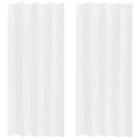 vidaXL Voile Užuolaida 2 vnt. Balta 260 x 140 cm Poliesteris