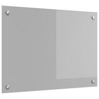vidaXL Virtuvės atbraila Šviesiai pilka 70 x 50 cm grūdintas stiklas