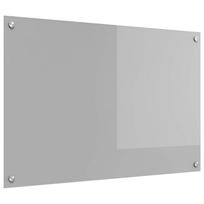 vidaXL Virtuvės atbraila Šviesiai pilka 90 x 60 cm grūdintas stiklas