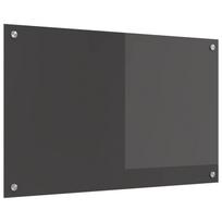 vidaXL Virtuvės atbraila Tamsiai pilka 80 x 50 cm grūdintas stiklas