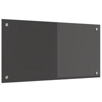 vidaXL Virtuvės atbraila Tamsiai pilka 80 x 40 cm grūdintas stiklas