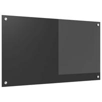 vidaXL Virtuvės atbraila Tamsiai pilka 90 x 50 cm grūdintas stiklas