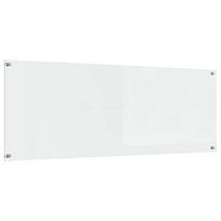 vidaXL Virtuvės atbraila Skaidrus 110 x 40 cm grūdintas stiklas
