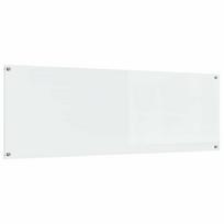 vidaXL Virtuvės atbraila Skaidrus 120 x 40 cm grūdintas stiklas