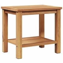 vidaXL Kavos staliukas Ruda 50 x 35 x 45 cm Kieto teka medžio